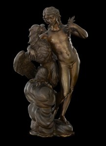Ganymede ve Kartal, c.1710 (bronz)